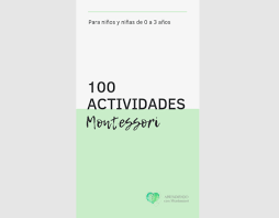 Escribir pequeños textos o diarios de manera regular. Imprimible Gratuito Con 100 Actividades Montessori 0 3 Anos Aprendiendo Con Montessori