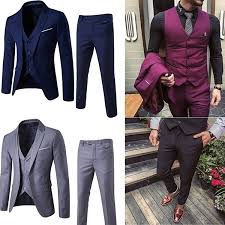 We've got your formal look sorted. Zogaa Men Dress Suits 5xl 4xl 2019 Business Slim Fit Wedding Groom Suits Pure Color 3 Piece Of Suits Plus Size Men Leisure Suits Suits Aliexpress