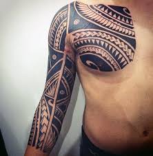Tribal designs are very common for men. 75 Half Sleeve Tribal Tattoos For Men Masculine Design Ideas