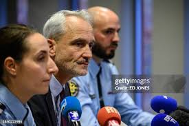 Public prosecutor Antoine Leroy holds a press conference about... News  Photo
