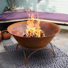 Cast iron and steel fire pits both provide durable, attractive options—it's up to you which metal. Arizona 94 Cast Iron Rust Fire Pit Milkcan Outdoor Products