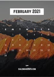 Free download january february march 2021 calendar in pdf word excel printable template, 3 month calendar jan, feb, and march. February 2021 Calendar Wallpapers Top Free February 2021 Calendar Backgrounds Wallpaperaccess