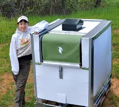 Our homemade composter is made from 2x4's and local bamboo. Why We Chose The Earth Cube For Composting Our Pet Waste