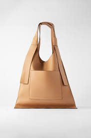 Bolso Shopper Plano Bolsillo Exterior Ver Todo Bolsos Mujer Zara Espana Shopper Bag Zara Tote Bags Tote Bag Leather