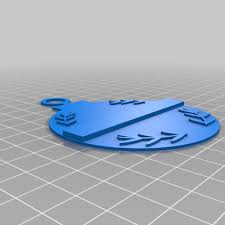 Set contains such icons as santa claus, christmas, gift, reindeer, christmas tree, snowflake. Stl Datei Thin Blue Line Christmas Tree Ornaments Kostenlos Herunterladen 3d Druckbares Modell Cults