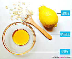 Homemade acne mask with honey, egg, orange and lemon oil. Honey Oatmeal Lemon Face Mask For Acne Scars More Beautymunsta Free Natural Beauty Hacks And More
