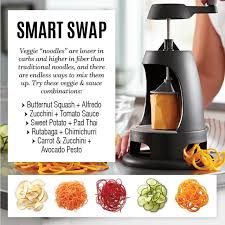 How to spiralize zucchini with pampered chef. Pampered Chef Veggie Spiralizer Zoodles Pampered Chef Recipes Pampered Chef Party Pampered Chef