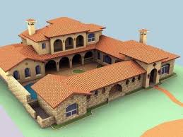 These designs often combine influences from other. 9 Modern Spanish Home Designs For Elegant Properties Interior Design Courtyard House Plans Hacienda Style Homes Spanish Style Homes