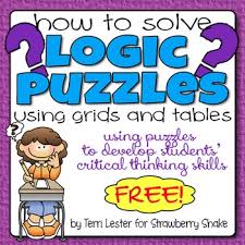 Check spelling or type a new query. How To Solve Logic Puzzles Using Grids Increase Critical Thinking Skills Free