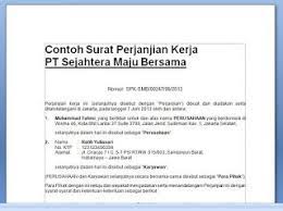 Sebenarnya, apa sih definisi lengkap dari kontrak kerja karyawan? Doc Contoh Surat Perjanjian Kerja Kontrak Kerja Karyawan Perusahaan Surat Kerja Template