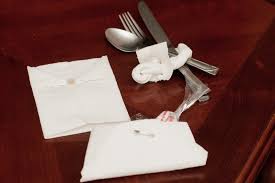 Baby Shower Napkin Folding Ideas