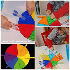 Spielerisch Lernen Kindergarten Ideen Projekt Farben Kindergarten Raumgestaltung