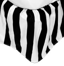 Black And White Striped Bed Skirt Disney Mickey Minnie Mouse Full Size Bed Skirt Black White Striped Bedskirt Mickey And Minnie Love Bedskirt Disney Bedding