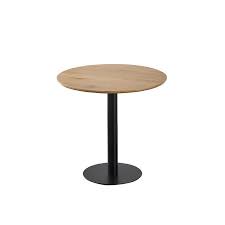 Table d'appoint ou à fabriqué dans un métal résistant, le pied de table vous promet une espérance de vie exceptionnelle. Round Table With Central Leg Josua For Kitchen Or Dining Room D80xh76 Cm