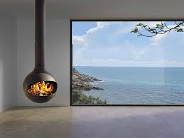 The modern aesthetic is quite different from the traditional conventional one. Halo Hanging Fireplace Suspended Fireplace Signi Fires