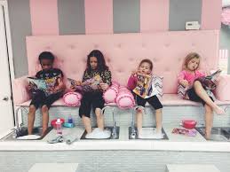 Kids Spa Pedicure Bench Sassy Princess Spa For Girls Kids Spa Kids Hair Salon Nail Salon Decor