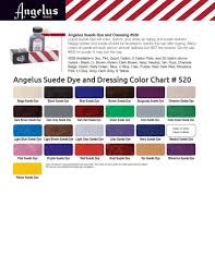 Angelus Color Charts