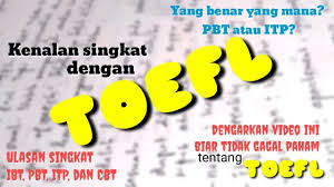 Check spelling or type a new query. Toefl Perbedaan Toefl Ibt Pbt Dan Cbt Youtube