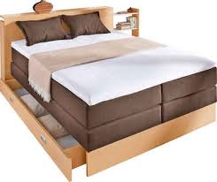 Bettkasten und topper, grau, struktur (100% polyester). Breckle Boxspringbetten Online Kaufen Otto