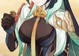Really curious and I cant help but stare intently...Whats that thing  shes holding? : rGenshin_Impact