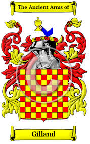 Gilland Name Meaning, Family History, Family Crest & Coats of Arms