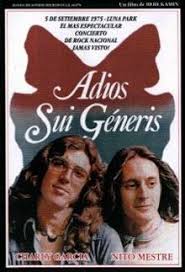 Ficha técnica, trailer, imágenes, noticias y más información de la película Adiós Sui Generis - cinenacional.com