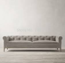 Thanks to queen victoria's preference for them, chesterfield sofas were popularized in the early 1700s and soon became the symbol of wealth (this was also thanks to the. Contemporary Design Living Room Funiture Fog Vintage Velvet Chesterfield Sofa For Sale Buy At The Price Of 700 00 In Aliexpress Com Imall Com