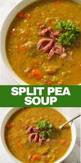 Make Split Pea Soup With Your Left Over Holiday Ham Pea And Ham Soup Split Pea Ham Soup Split Pea Soup Recipe