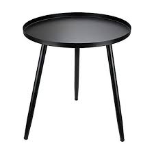 Coffee End Table Mental Side Table For Living Room Round Accent Table Small Black Tii In 2020 Round Accent Table Round Side Table Living Room Living Room Side Table