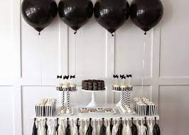 Black And White Bow And Bow Tie Baby Shower Bloom Designs Bow Tie Baby Shower White Baby Showers Baby Shower Decorations For Boys
