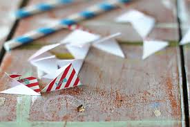 Each flag is approximately 2.5cm long and 2cm (at the widest part). Circus Archives Ashley Hackshaw Lil Blue Boo