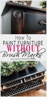How To Paint Furniture Without Brush Marks In 2020 Antiquing Furniture Diy Diy Furniture Renovation Diy Furniture Redo