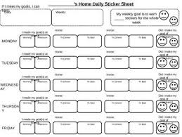 Behavior Chart School To Home Chart School Behavior