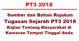 Contoh soalan (tajuk), contoh jawapan, bahan rujukan, panduan …. Tugasan Sejarah Tingkatan 3 Pt3 Kajian Tentang Masyarakat Setempat Bumi Gemilang