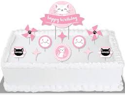 The meaty varieties are like meatloaves, but with only dog friendly ingredients. Amazon Com Big Dot Of Happiness Purr Fect Kitty Cat Kitten Meow Birthday Party Cake Decorating Kit Happy Birthday Cake Topper Set 11 Pieces Grocery Gourmet Food