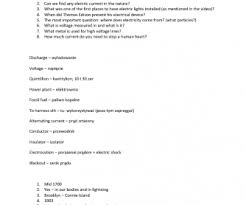 Printable science worksheets on current electricity, circuits, conductors and insulators, and static electricity. Video Worksheet Bill Nye The Science Guy Electricity