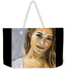 Jessica Round Beach Towel by Herb Russel