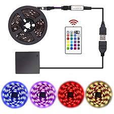 Xyop Led Strip Lights Battery Powered Usb Operated 2 In 1 Party Strip Lighting Waterproof Led Lights Led Strip Lighting