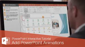 Powerpoint slide animation example from i9 ppt template system. Add Powerpoint Animations Customguide