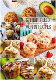 12 Fruit Filled Muffin Recipes Fill My Recipe Book Filled Muffins Muffin Recipes Strawberry Coffee Cakes