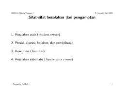 We did not find results for: Sifat Sifat Kesalahan Dari Pengamatan