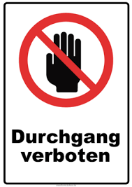 Schild hunde verboten der einfachste weg of erstellen die mit diesem schild weisen sie darauf hin, dass der durchgang verboten ist. Verbotsschild Durchgang Verboten Pdf Vorlage Zum Ausdrucken