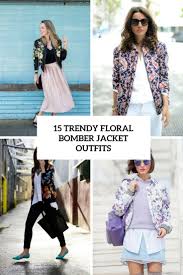 From bold and colourful blooms to soft ditsy prints and wildflower patterns against a statement backdrop, floral bomber jackets are a. 15 Trendy Floral Bomber Jacket Outfits Styleoholic