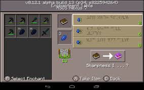 Slot is item from 2. How To Build An Enchantment Table And Enchant Items In Minecraft Pocket Edition 0 12 Tutorial Articles Pocket Gamer