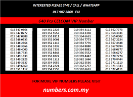 Includes specific number ranges for each. Vip Number Malaysia Vipnumbermsia Twitter