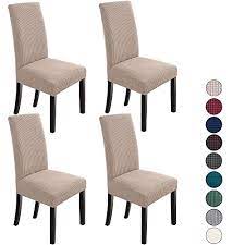 If you have suggestions or best offer please contact us. Buy Northern Brothers Dining Room Chair Slipcovers Dining Chair Covers Parsons Chair Slipcover Stretch Chair Covers For Dining Room Set Of 4 Khaki Online In Indonesia B07xjwdhlw