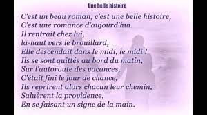 Sing une belle histoire in the style of michel fugain. Monsieur Prof De Musique Une Belle Histoire Fugain Youtube