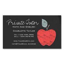 Get it as soon as tomorrow, apr 29. Private Home Tutor Teacher Apple Chalkboard Magnetic Business Card Zazzle Com In 2021 Teacher Business Cards Substitute Teacher Business Cards Home Tutors