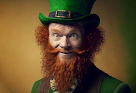 Kobold-Elf, Symbol Des St. Patrick's Day, Fröhlicher Charakter, Irischer  Kobold Mit Rotem Naturbart In Grünem Anzug Und Grünem Hut Für Werbung,  Generiert Durch KI Lizenzfreie Fotos, Bilder und Stock Fotografie. Image  215807069.