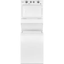 120v stacked washer and dryer. Whirlpool 1 6 Cu Ft 120v 20a Electric Stacked Laundry Center With 6 Wash Cycles And Wrinkle Shield Westrich Furniture Appliances Washer Dryer Combo